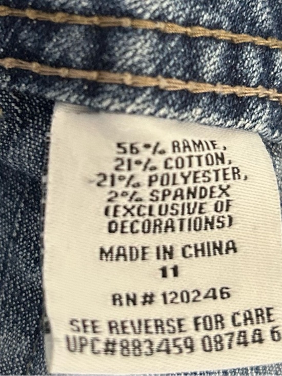 SOLD 🍀 BONGO Y2K Low Rise Shorty Jean Shorts - Picture 5 of 6